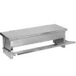 Mangiatoia a pedale per polli con coperchio, 56 x 36 x 18,5 cm – Gaun - immagine 2