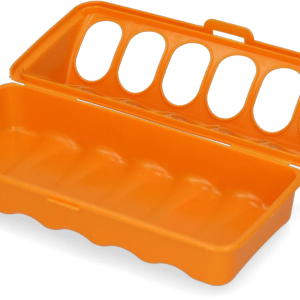 Mangiatoia per pollame Gaun con 12 scomparti, 20 cm