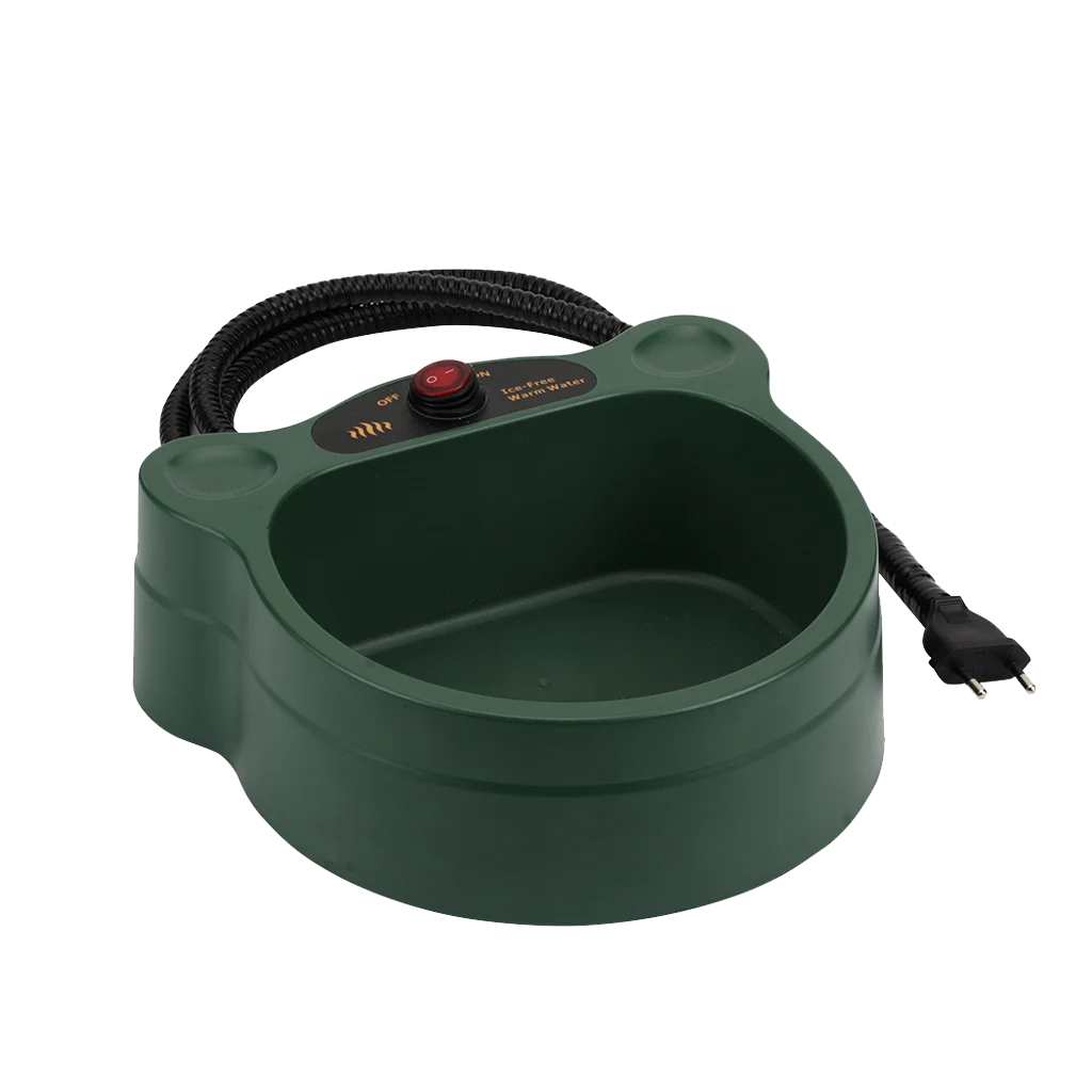 Abbeveratoio riscaldato in plastica per polli, 2,2 l – Gaun - immagine 1