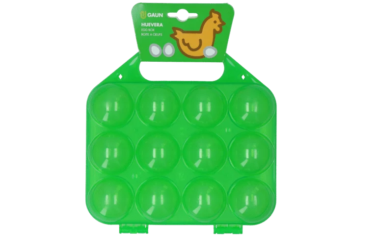 Portauova per 12 uova, verde lime, 18 x 13 cm – Gaun
