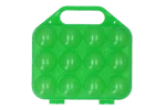 Portauova per 12 uova, verde lime, 18 x 13 cm – Gaun - immagine 2