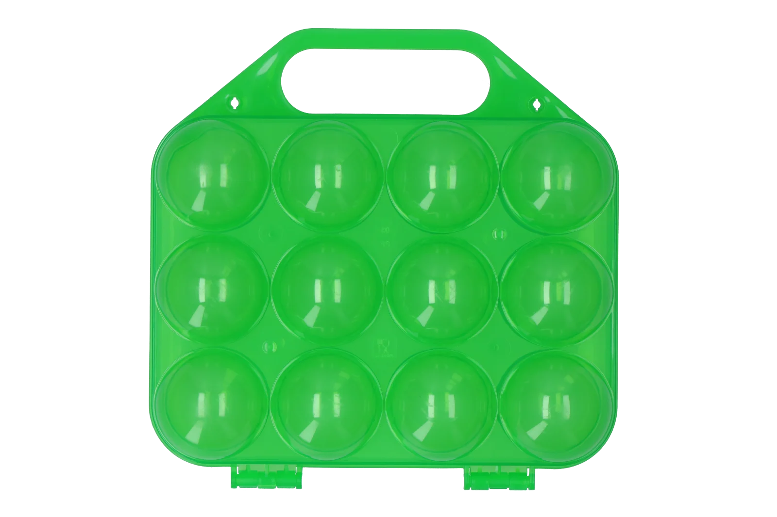 Portauova per 12 uova, verde lime, 18 x 13 cm – Gaun - immagine 2