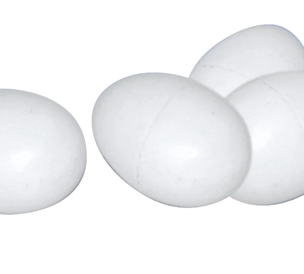 Uovo finto in plastica per galline, 1 pezzo – Gaun