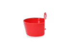 Mangiatoia per pollame in plastica con 2 ganci – Gaun - immagine 2
