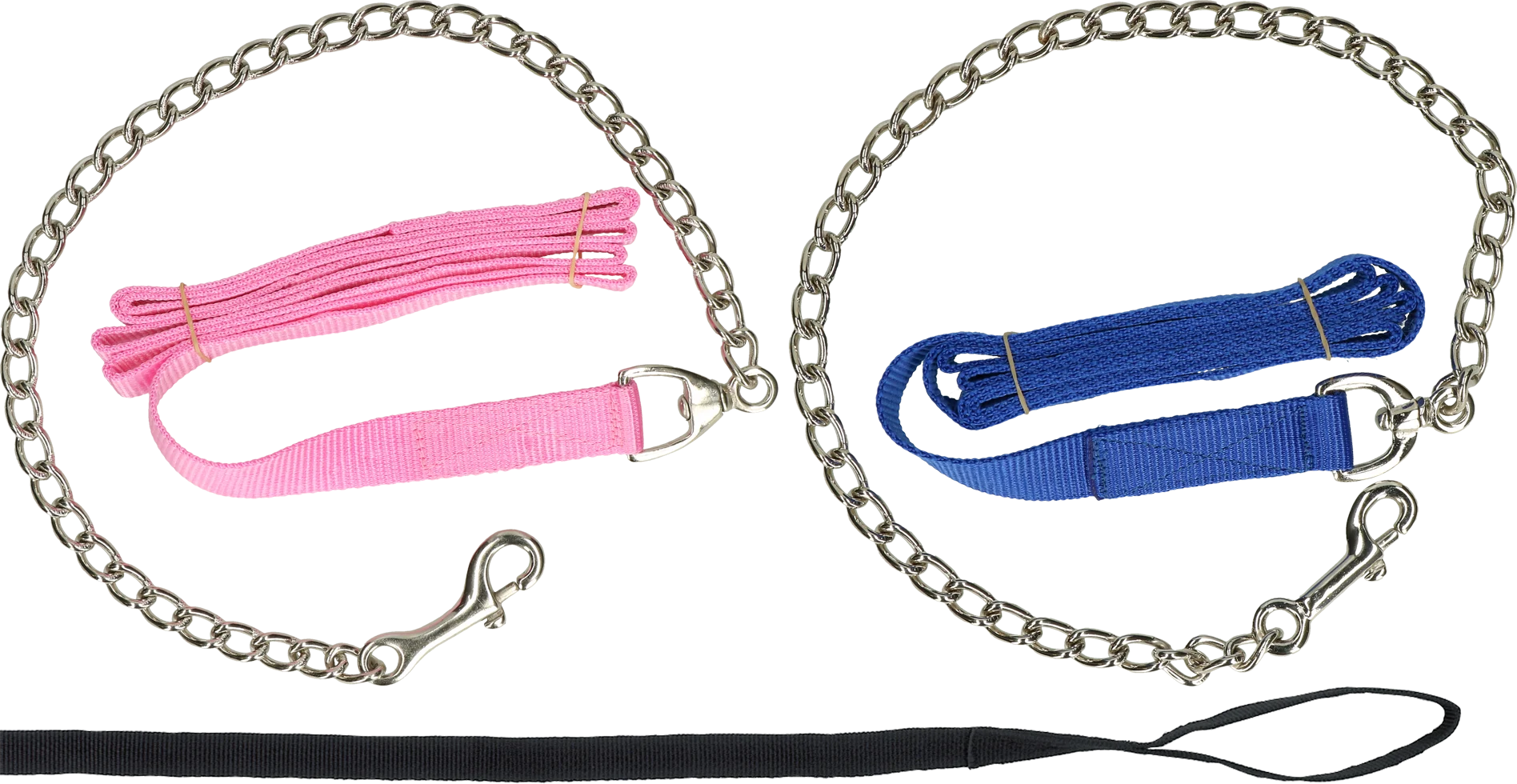 Longhina con catena, nera, 250 cm - immagine 1