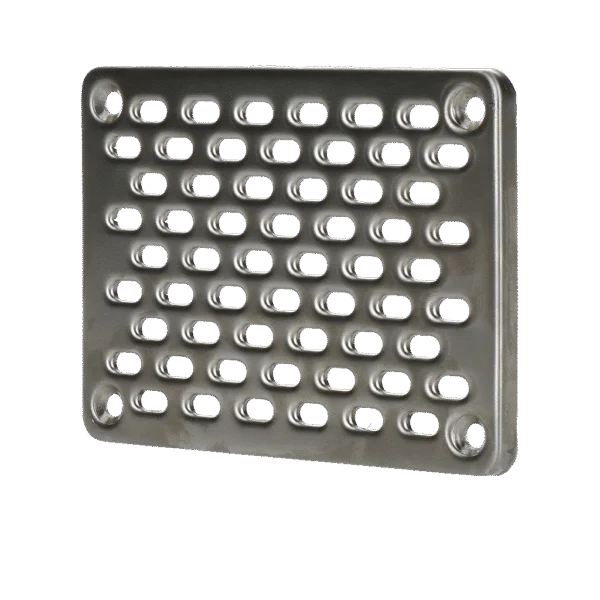 Griglia sovrapposta in acciaio inox 10 x 14 cm – Gevelfix