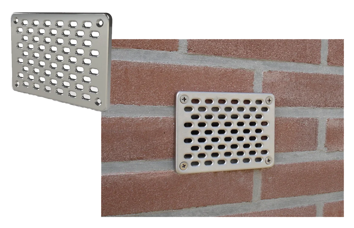 Griglia da sovrapporre in acciaio inox 25 x 15 cm – Gevelfix - immagine 2
