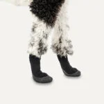 Scarpette impermeabili per cani con suola in gomma, 4 pezzi, XXS, mimetiche e nere – Goo-eez Lites - immagine 3