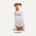 Felpa in pile per cani con fodera in peluche, taglia S, grigio – Goo-eez Kangaroo Fleece Hoodie - immagine 4