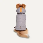 Tuta da neve per cani con cappuccio, impermeabile, S, dorso lungo 40 cm, grigio – Goo-eez Hooded Full Body Snowsuit - immagine 2
