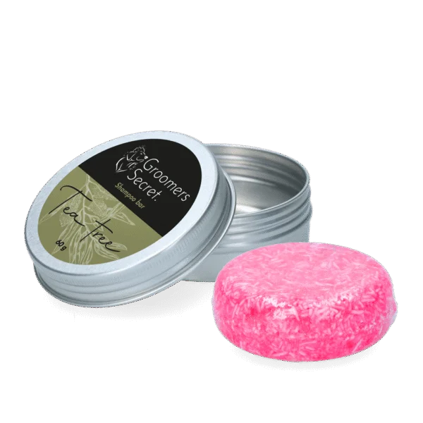 Shampoo solido con balsamo e profumazione Tea Tree, 60 g – Groomers Secret Shampoo Bar Tea Tree