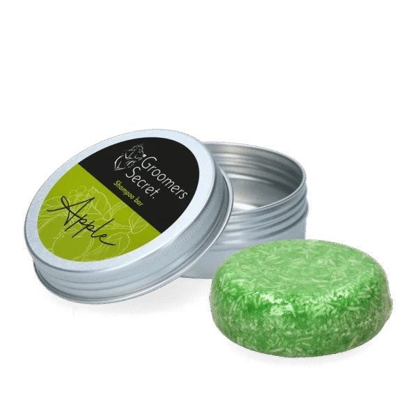 Shampoo solido con balsamo e profumo di mela, 60 g – Groomers Secret Shampoo Bar Appel