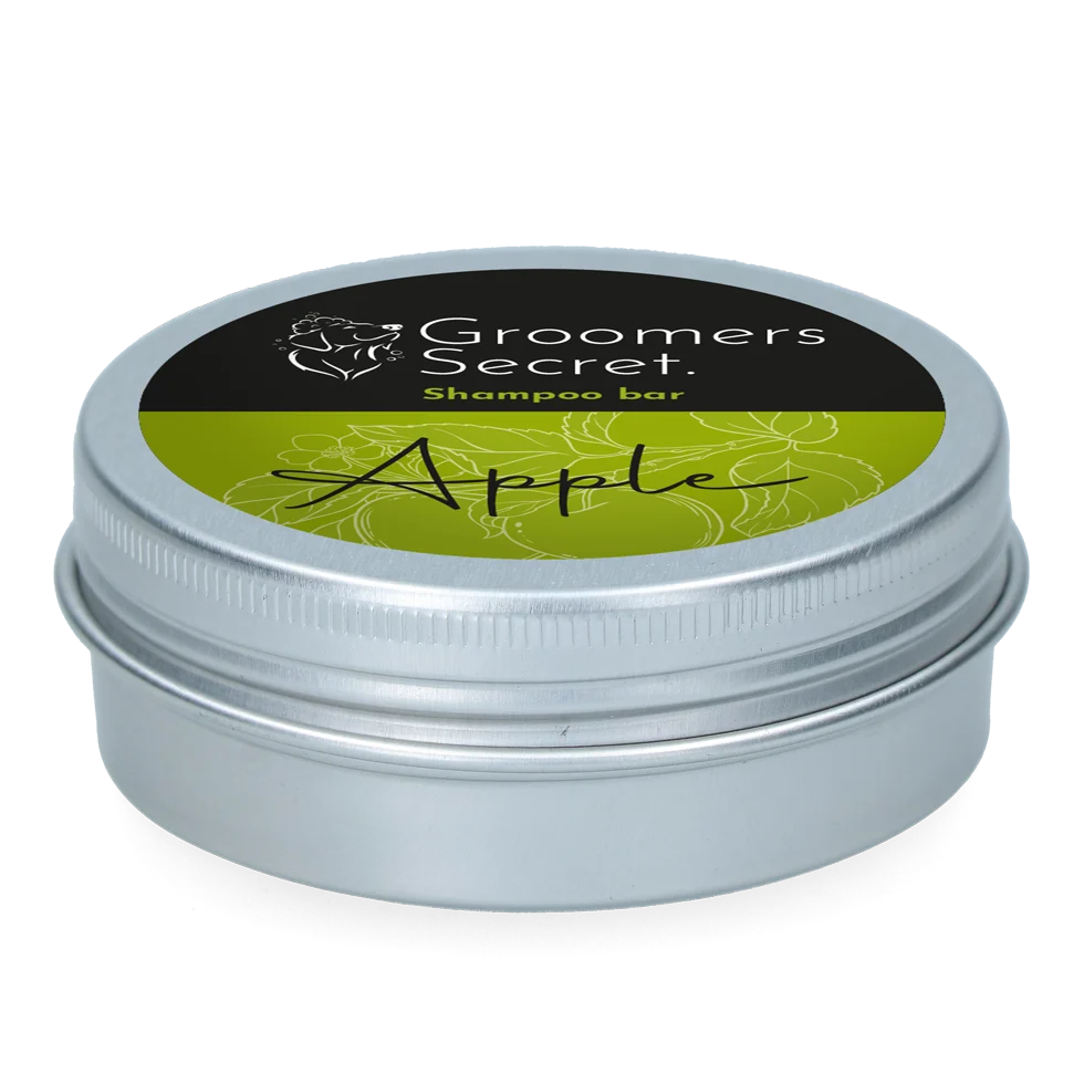 Shampoo solido con balsamo e profumo di mela, 60 g – Groomers Secret Shampoo Bar Appel - immagine 2