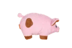 Peluche per cani con grande squeaker – Growl Trofflers Oinkers il Maialino - immagine 2
