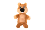 Peluche per cani Castoro con tappetino sonoro e squeaker – Growl Belly Boomerz Benny il Castoro - immagine 2