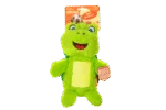 Peluche per cani a forma di tartaruga con tappetino sonoro e squeak – Growl Belly Boomerz Tina la Tartaruga