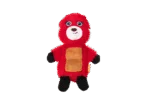 Peluche per cani a forma di panda rosso con tappetino sonoro e squeak – Growl Belly Boomerz Riley il Panda Rosso - immagine 2