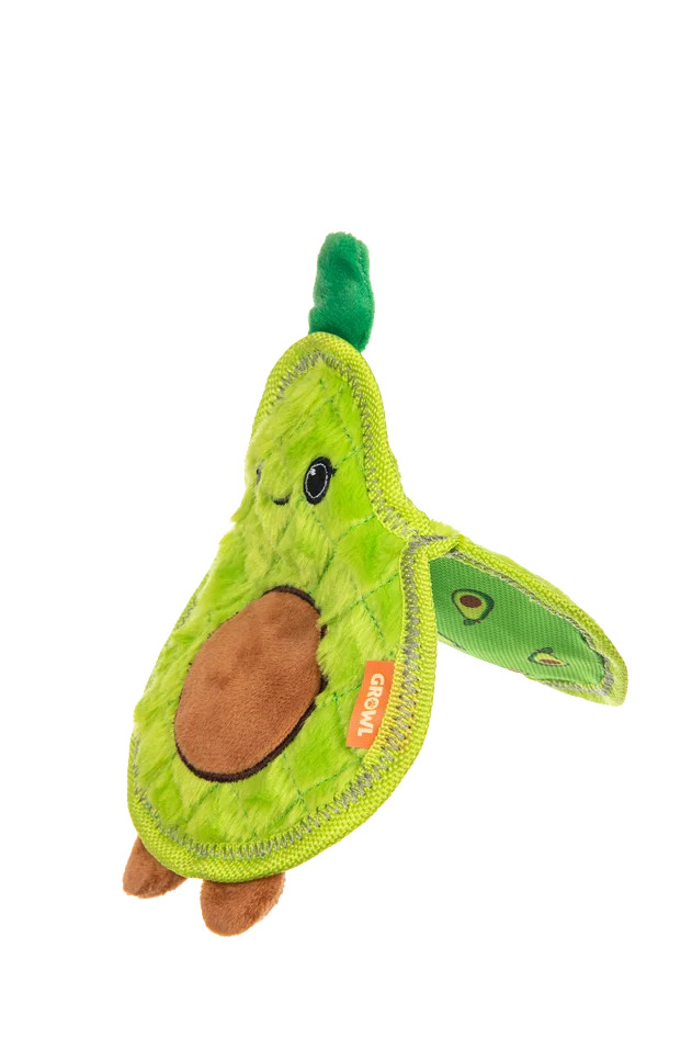 Giocattolo per cani con tre squeak – Growl Flip Floppz Ava l’Avocado - immagine 3