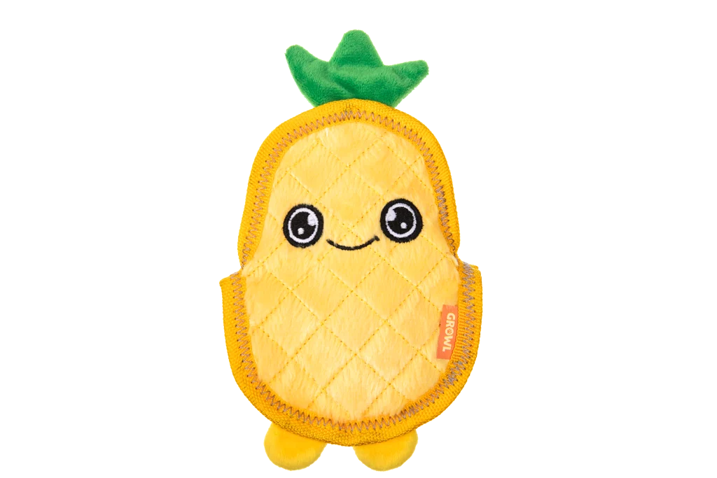 Gioco per cani con tre squeaker – Growl Flip Floppz Penny l’Ananas - immagine 2