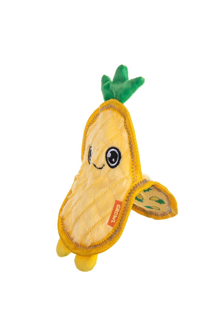 Gioco per cani con tre squeaker – Growl Flip Floppz Penny l’Ananas - immagine 3