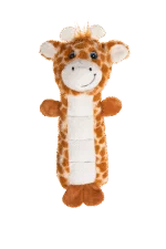 Peluche per cani con area squittente e squeaker – Growl Belly Busters Ginny la giraffa - immagine 2