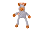 Peluche per cani con 5 squeaker – Growl Pulldozers Denny l’Asino