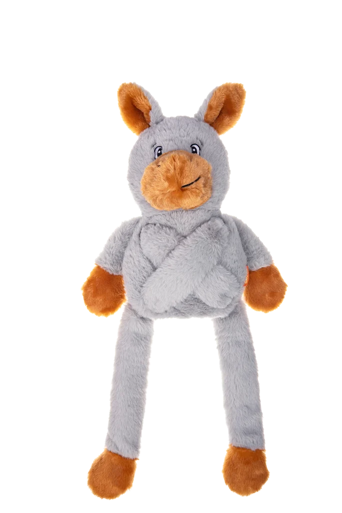 Peluche per cani con 5 squeaker – Growl Pulldozers Denny l’Asino - immagine 2