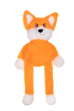 Giocattolo per cani in peluche con 5 squeaker – Growl Pulldozers Freddy la volpe - immagine 2