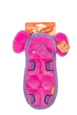 Pupazzo per cani in peluche, piatto con 7 squeaker – Growl Zoo Matz Ella l’Elefante