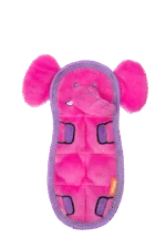Pupazzo per cani in peluche, piatto con 7 squeaker – Growl Zoo Matz Ella l’Elefante - immagine 2