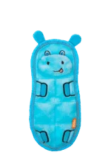 Peluche per cani piatto con 7 squeaker – Growl Zoo Matz Hugo l’Ippopotamo - immagine 2