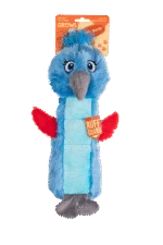 Peluche per cani con tappetino sonoro e squeaker – Growl Belly Burdz Percy il Pappagallo