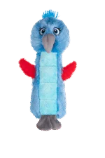 Peluche per cani con tappetino sonoro e squeaker – Growl Belly Burdz Percy il Pappagallo - immagine 2