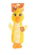 Peluche per Cani con Tappetino Sonoro e Squeaker – Growl Belly Burdz Sunny il Canarino