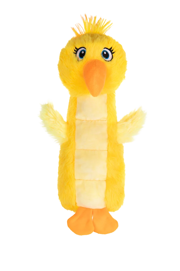 Peluche per Cani con Tappetino Sonoro e Squeaker – Growl Belly Burdz Sunny il Canarino - immagine 2
