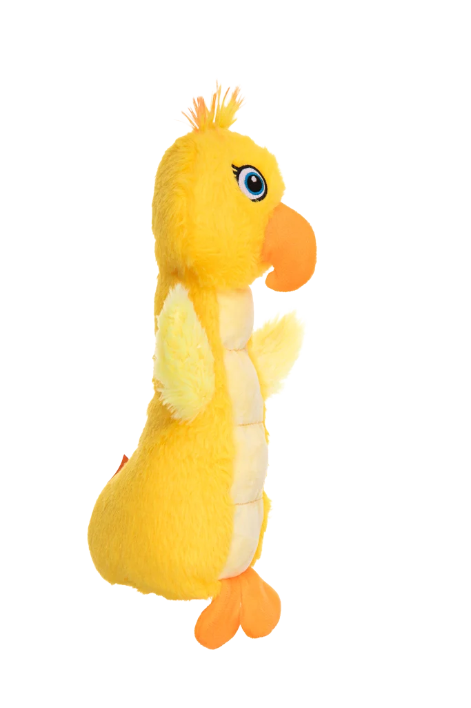 Peluche per Cani con Tappetino Sonoro e Squeaker – Growl Belly Burdz Sunny il Canarino - immagine 3