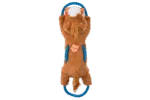 Gioco da tirare per cani con corda continua e squeaker grande – Growl Haystackerz Hayride il cavallo