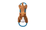 Gioco da tirare per cani con corda continua e squeaker grande – Growl Haystackerz Hayride il cavallo - immagine 2