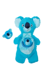 Peluche per cani con squeaker e 2 giochini nascosti – Growl Sidekicks Koala Joey - immagine 2