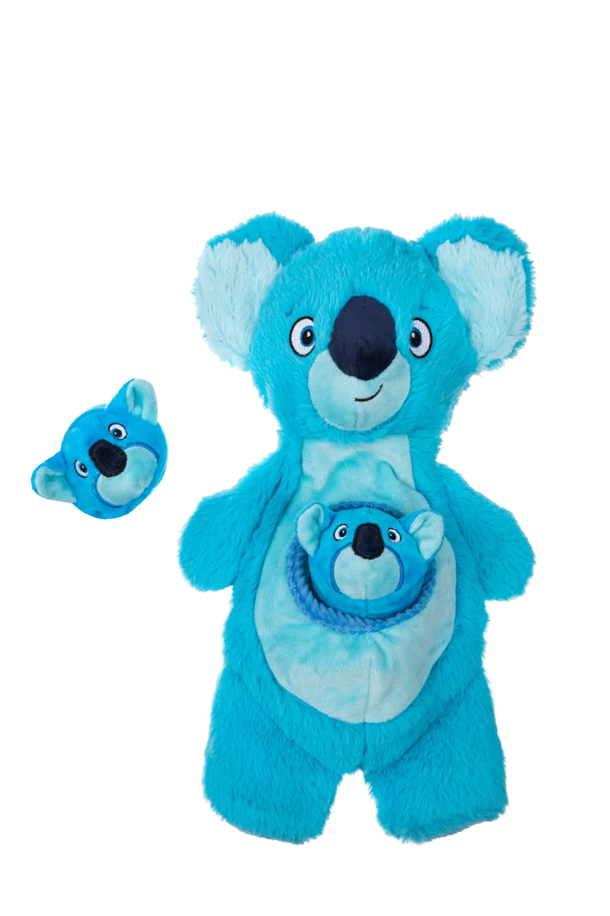 Peluche per cani con squeaker e 2 giochini nascosti – Growl Sidekicks Koala Joey - immagine 2