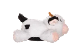 Peluche per cani in sherpa con squeaker grande – Growl Fuzzaroos Coco la mucca - immagine 2