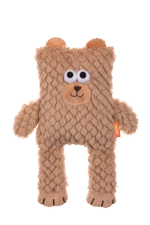 Peluche per cani a forma di cubo con squeaker – Growl Block Heads Boxy l'Orso - immagine 2