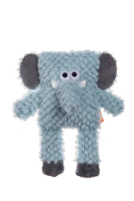 Peluche per cani con forma a blocco e squeaker – Growl Block Heads Trunky l’elefante - immagine 2