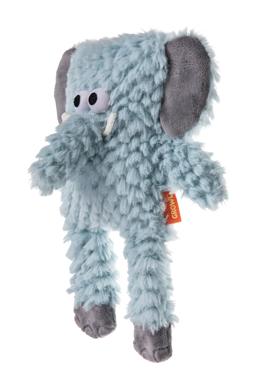 Peluche per cani con forma a blocco e squeaker – Growl Block Heads Trunky l’elefante - immagine 3
