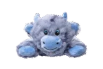 Peluche per cani con 5 squeaker e carta frusciante – Growl Cuddlerz Chewy la Mucca - immagine 2