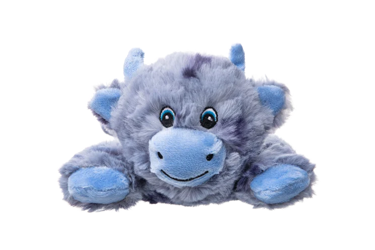 Peluche per cani con 5 squeaker e carta frusciante – Growl Cuddlerz Chewy la Mucca - immagine 2