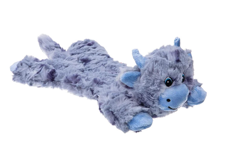 Peluche per cani con 5 squeaker e carta frusciante – Growl Cuddlerz Chewy la Mucca - immagine 3