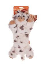 Peluche per cani con 5 squeaker e carta frusciante – Growl Cuddlerz Nibblers la Capra