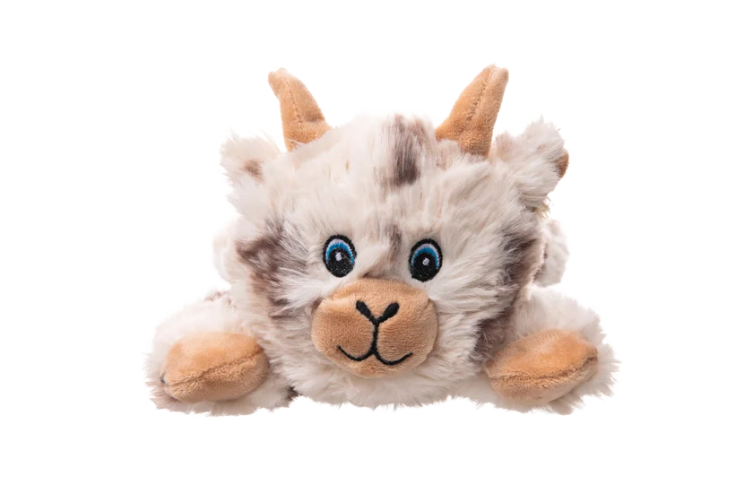 Peluche per cani con 5 squeaker e carta frusciante – Growl Cuddlerz Nibblers la Capra - immagine 2