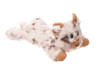 Peluche per cani con 5 squeaker e carta frusciante – Growl Cuddlerz Nibblers la Capra - immagine 3
